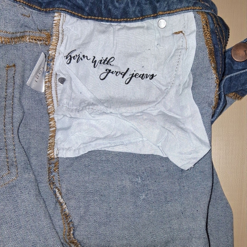 SALE!!! Tobi Denim Blue Denim Great Condition Distressed/Destroyed Jeans Sz. 26 - Picture 6 of 12